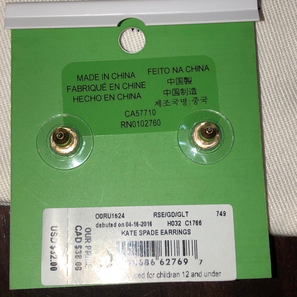 NWT kate spade earrings - Picture 3 of 3